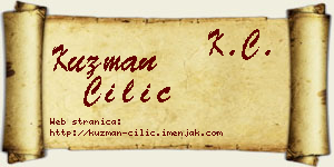 Kuzman Cilić vizit kartica
